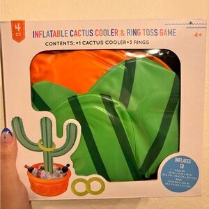 Inflatable Cactus Cooler & Ring Toss Game